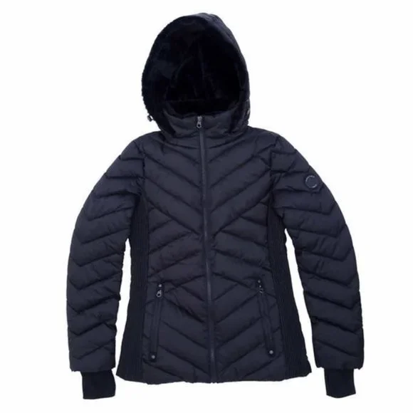 Nautica Women's Puffer Jacket - Black - Picture 8 of 11
